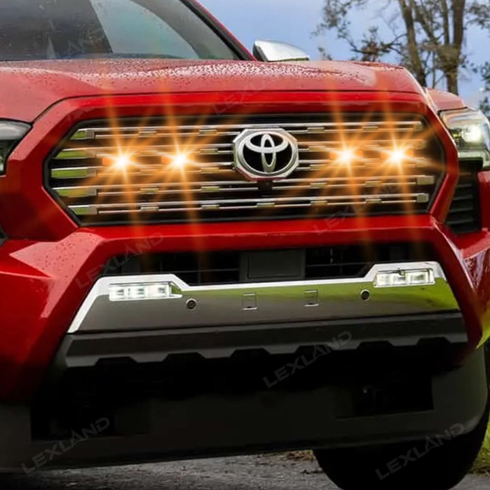Tacoma Raptor Lights LED Front Grille Lights Amber Lights For Toyota