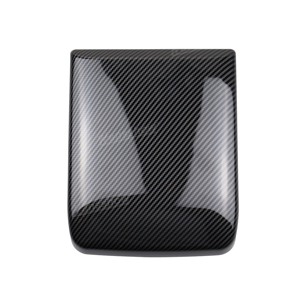 4Runner/Tacoma Center Console Cover ABS Carbon Fiber Style Armrest Box Cover Trim Protection for Toyota