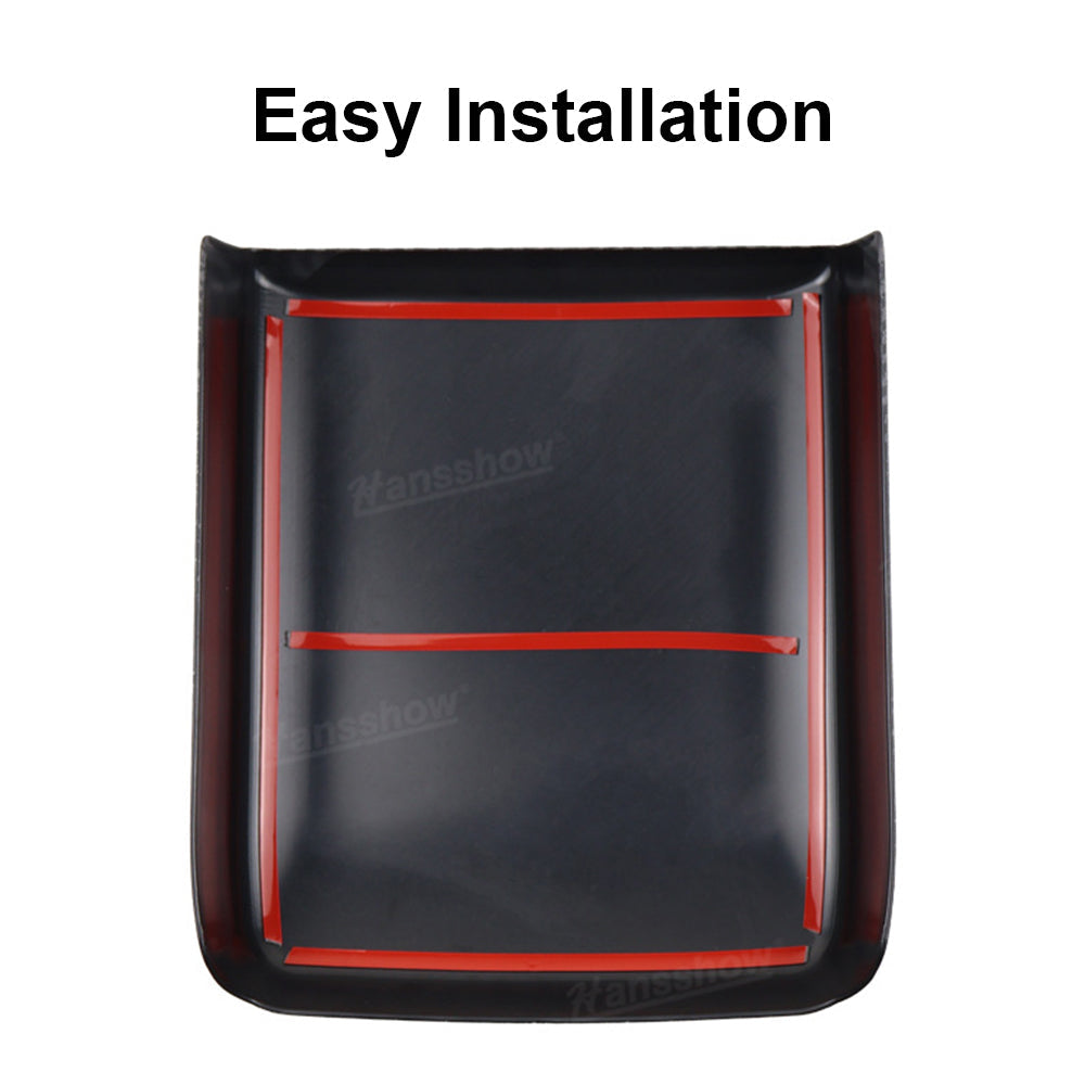 4Runner/Tacoma Center Console Cover ABS Carbon Fiber Style Armrest Box Cover Trim Protection for Toyota