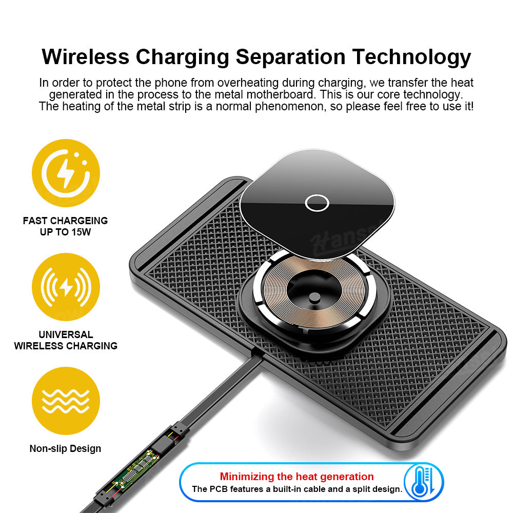 4Runner/Tacoma Magnetic Wireless Charger 15W Phone Charging Pad Upgrade Kit for Toyota