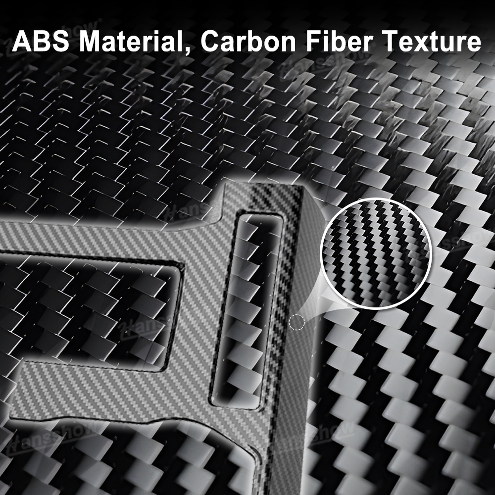 4Runner Gear Shift Panel Cover Trim ABS Carbon Fiber Style for Toyota
