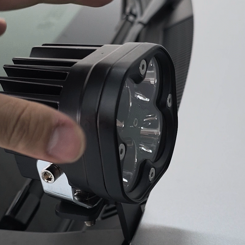 Tacoma/4Runner Baja Designs Ditch Lights Kit Squadron Pro LED A-pillar Lights for Toyota