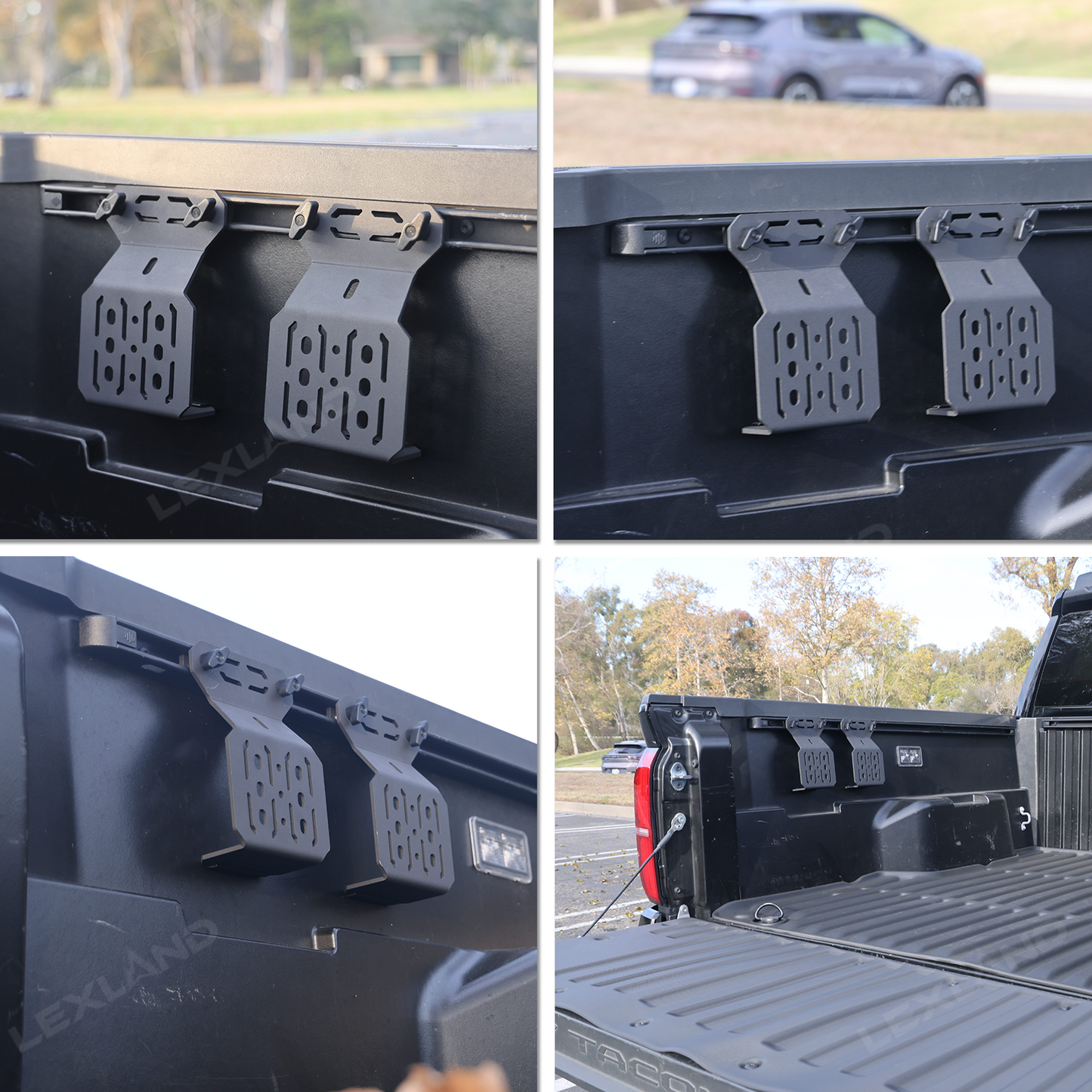 Tacoma Bed Rail Brackets Trunk Bed Rail System Mounting Brackets for Toyota