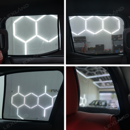 Tacoma Side Window Sunshade Rear Windshield Tailgate Privacy Shade Set for Toyota