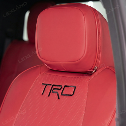 Tacoma 3rd Gen Seat Covers Embossed Seat Protectors with TRD Logo for Toyota