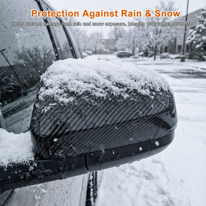 4Runner/Tacoma Side Mirror Covers ABS Carbon Fiber Style Mirror Caps for Toyota