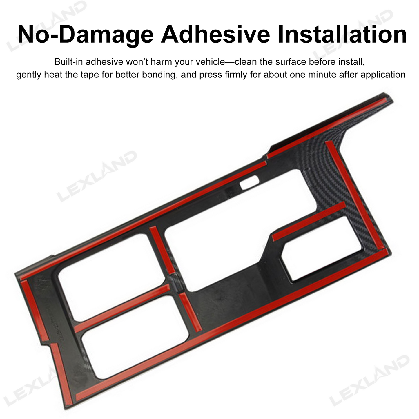 Tundra Center Console Cover ABS Gear Shift Panel Trim Overlay for Toyota