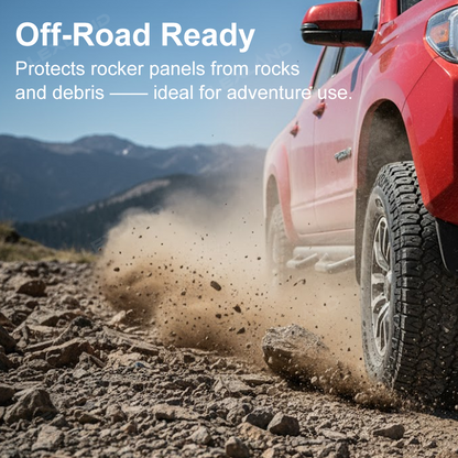 Tacoma Running Boards Double Cab Side Steps Nerf Bar with Dropped Steps for Toyota