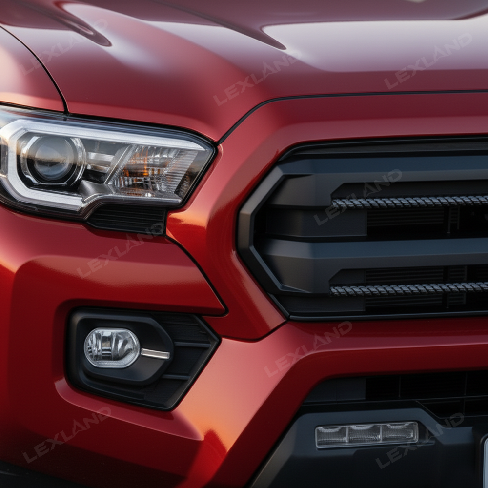 Tacoma Front Center Grille Grill Inserts Strips ABS Decorative Trim for Toyota