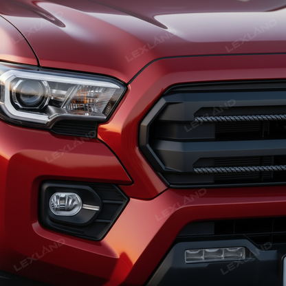 Tacoma Front Center Grille Grill Inserts Strips ABS Decorative Trim for Toyota