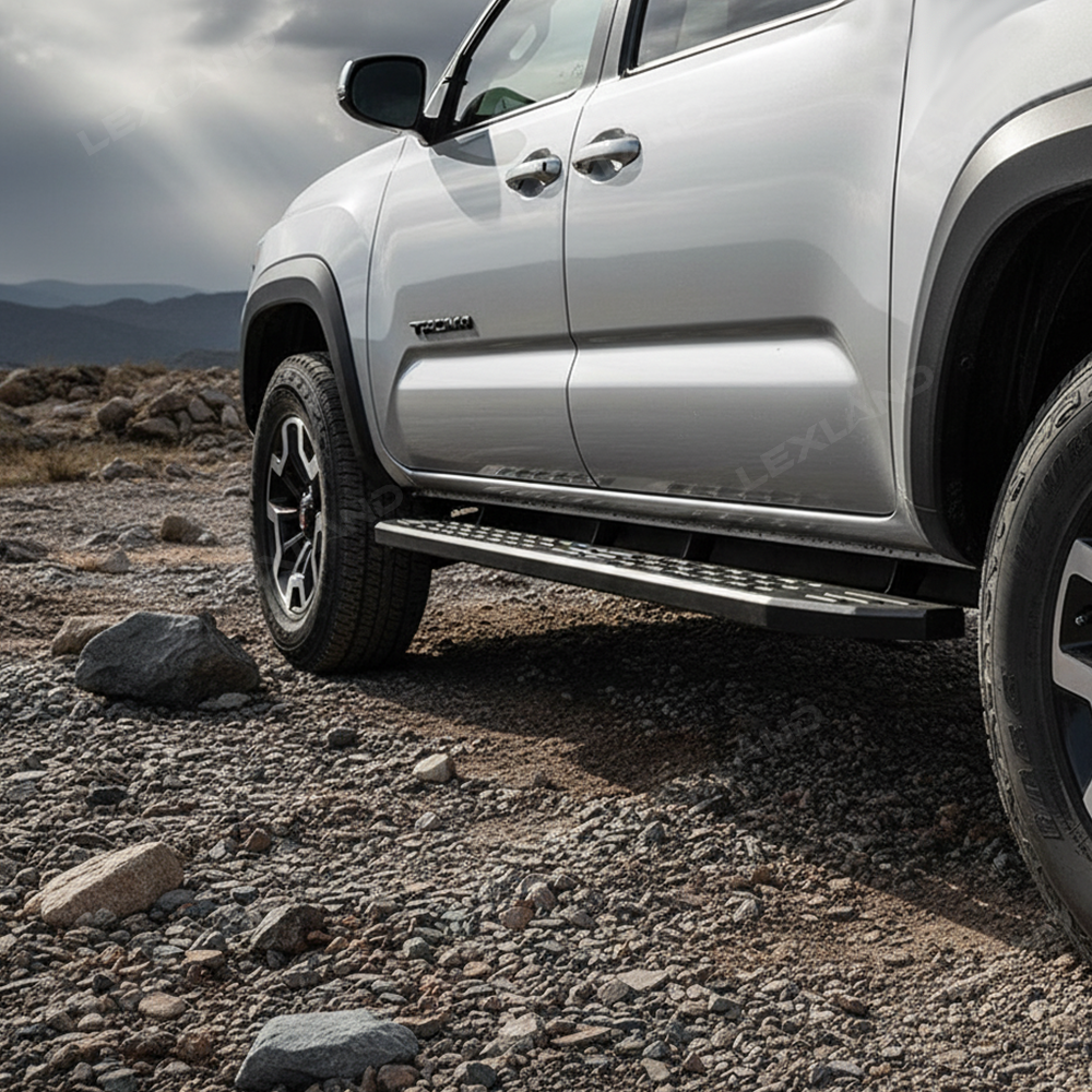 Tacoma Running Boards Side Steps Steel Nerf Bars for Toyota