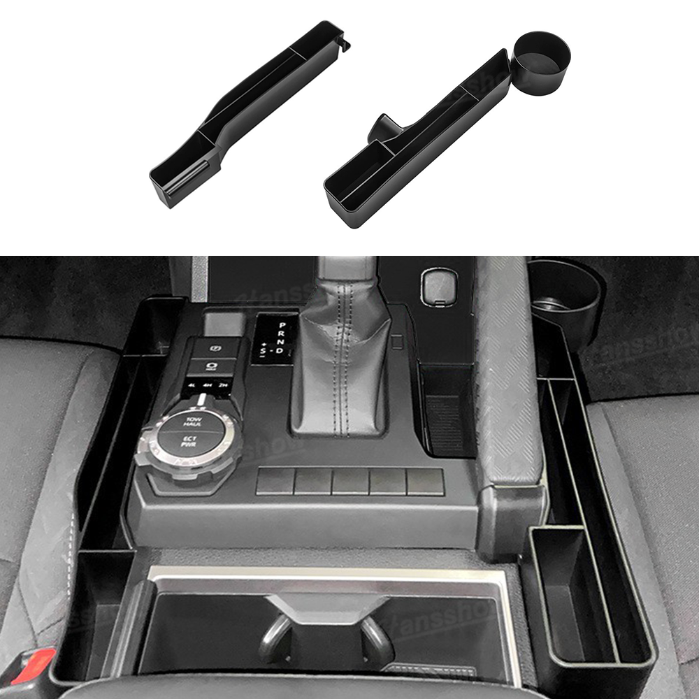 4Runner Gear Shift Console Storage Box Side Organizer with Cup Holder