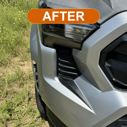 Tacoma Front Side Grille Patch Decor Cover Front Headlight Grille Decals for Toyota