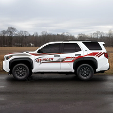 4Runner Body Decals Vinyl Wrap with Retro Racing / Off-Road Decal Style