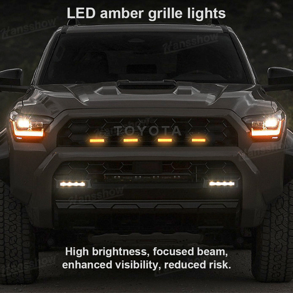 4Runner Raptor Lights LED Front Grille Lights Amber Lights 2.0 For Toyota