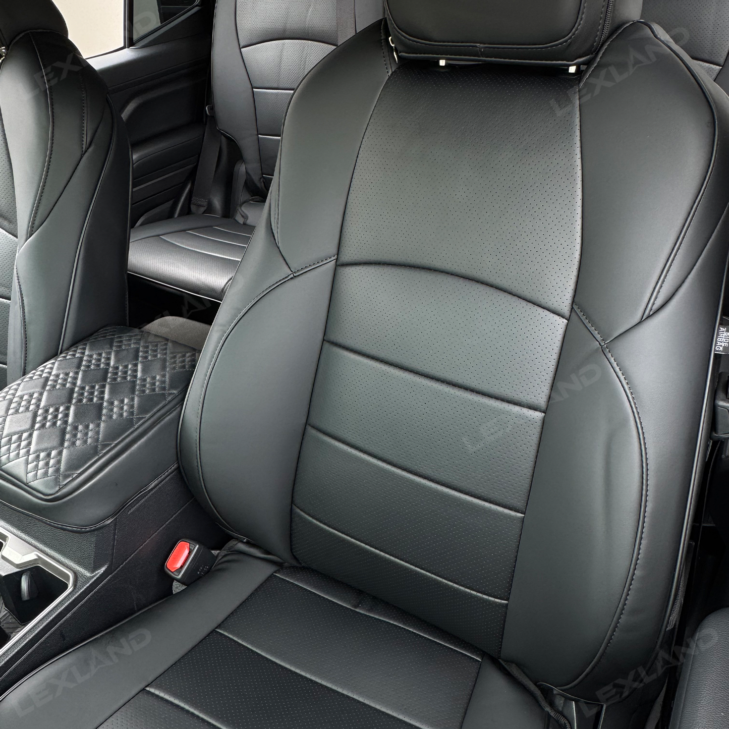 4Runner Seat Covers Nappa Leather Full Coverage Seat Protector for Toyota