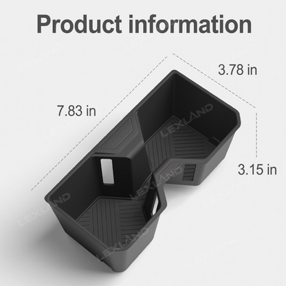 4Runner Center Console Cup Holder Black Silicone Cup Insert for Toyota Interior Accessories