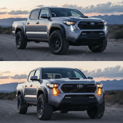 Tacoma LED Fang Lights Dual-Color Dynamic Daytime Running Lights for Toyota