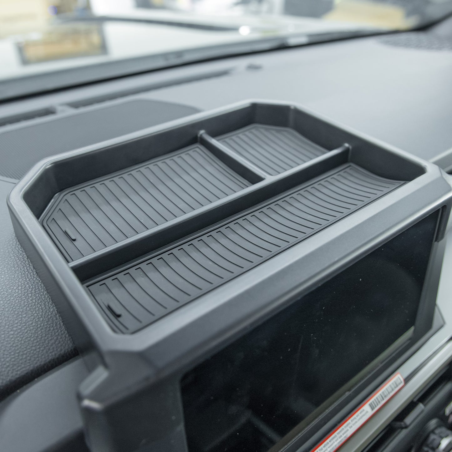 Tacoma Dashboard Organizer Tray Behind Screen Interior Dash Storage Box for Toyota