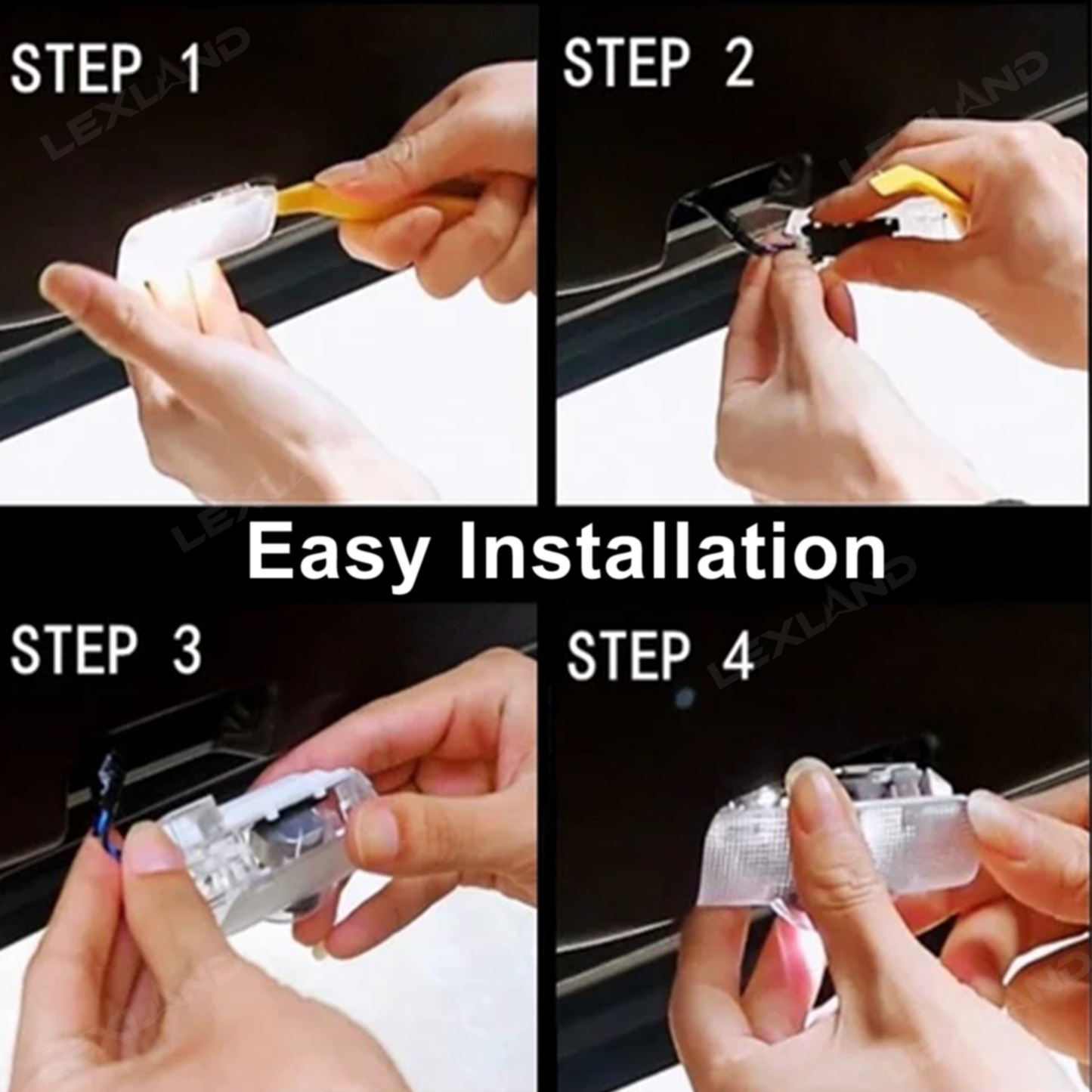 Tacoma LED Puddle Lights Door Projector Lights Welcome Lights For Toyota