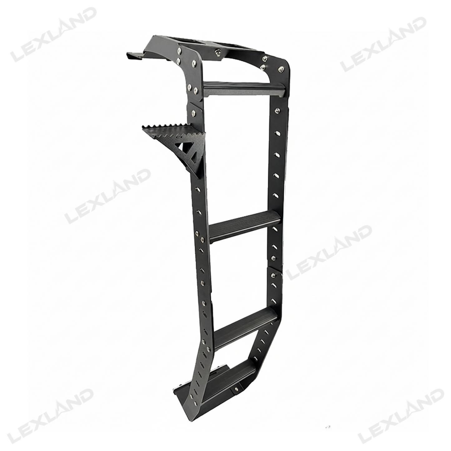 4Runner Ladder Aluminum Trunk Hatch Ladder Rack Rear Window Mounted Ladder for Toyota