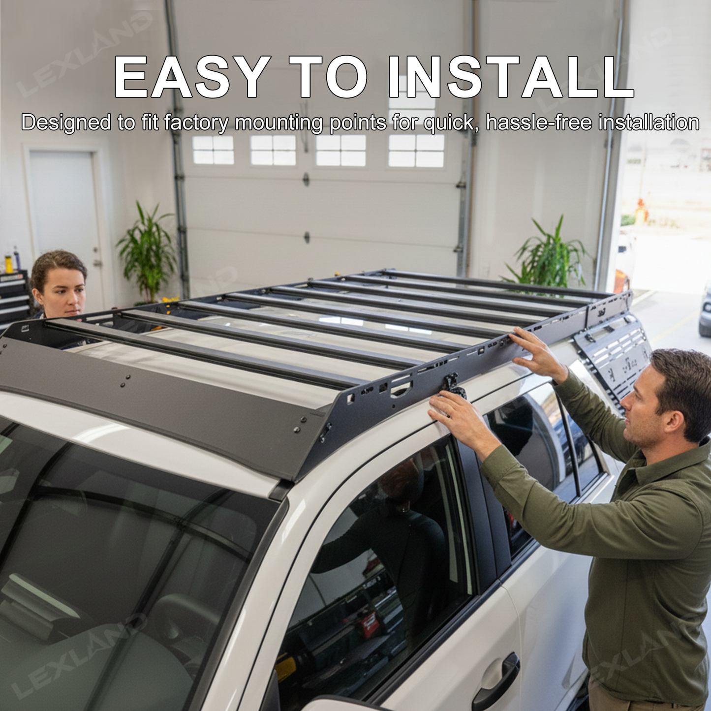 4Runner Roof Rack Crossbars Aluminum Rooftop Cargo Carrier Bars for Toyota