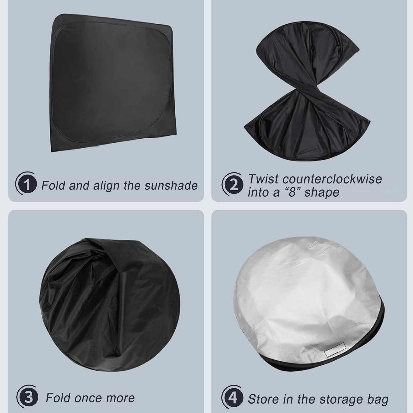 Tacoma Windshield Sun Shade Foldable Sunshade Front Window Shade for Toyota