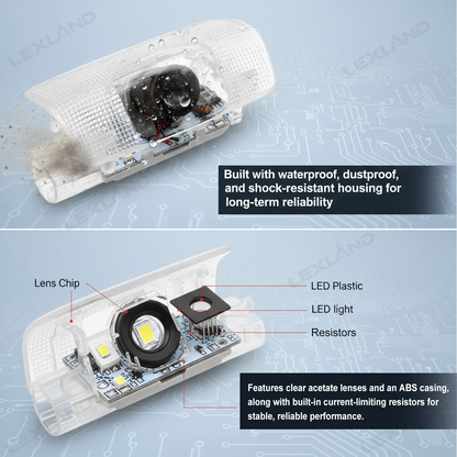 4Runner Door Puddle Lights LED Welcome Lights TRD Logo Door Projector Lights