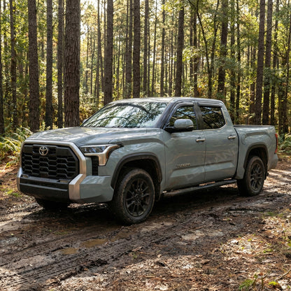 Tundra Window Visor Deflectors with TUNDRA Letter Style Tape-On Rain Guards Sun Shield