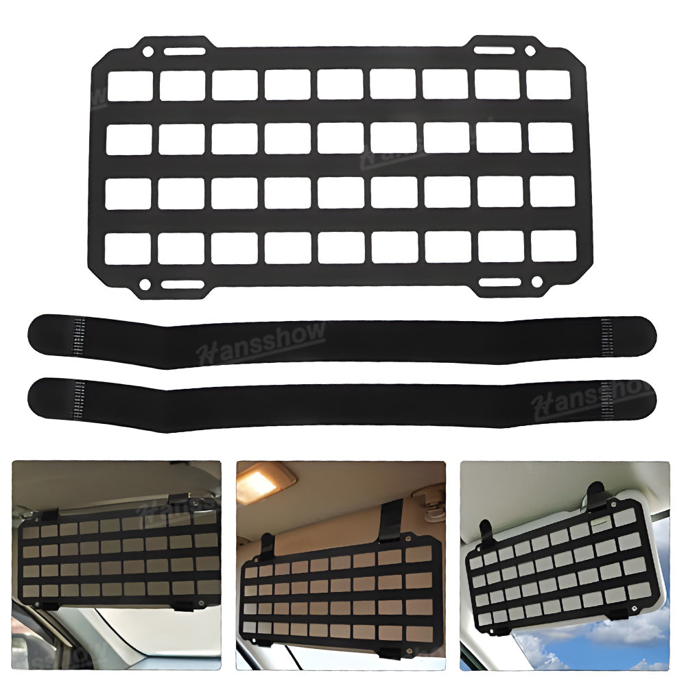 4Runner Tactical Sun Visor Molle Panel Storage Organizer For Toyota