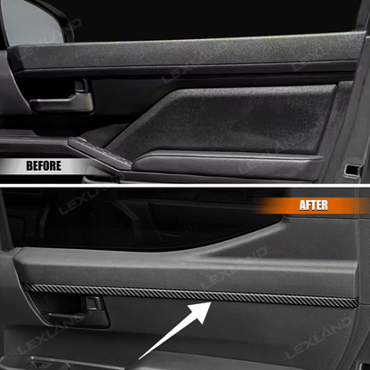 Tacoma Door Trim Cover ABS Front & Rear Door Protector Interior Trim Strip for Toyota