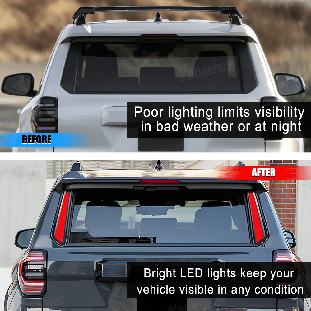 4Runner Rear Trunk Pillar Tail Light LED Brake Lamps For Toyota