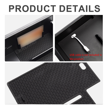 4Runner Center Console Organizer Tray Armrest Storage Box For Toyota