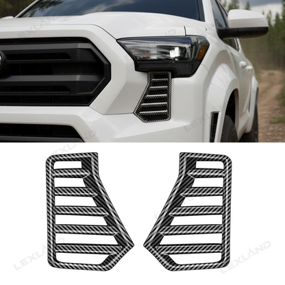 Tacoma Front Inlet Air Vent Trim Cover Headlight Side Grill Grille Mesh Panel