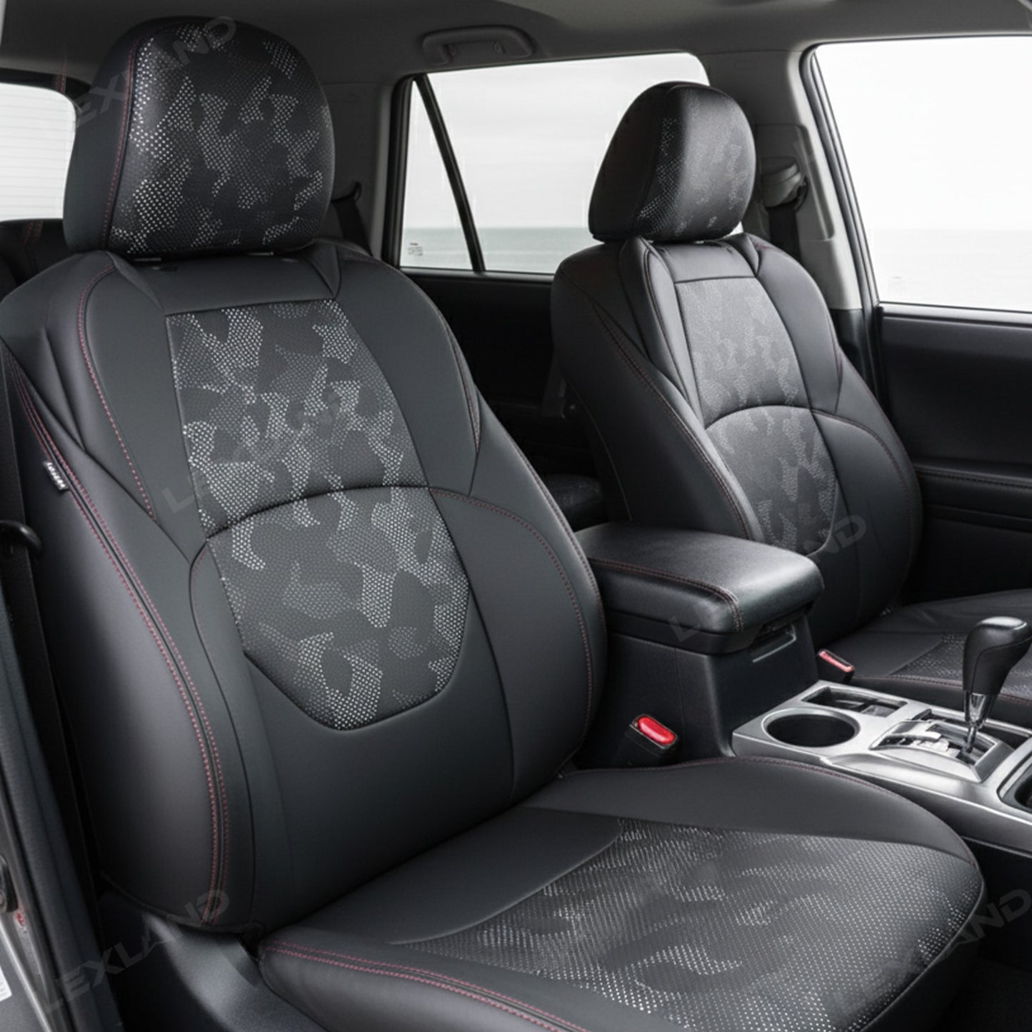 4Runner 5th Gen Seat Covers NAPPA Leather Camo Seat Protector for Toyota