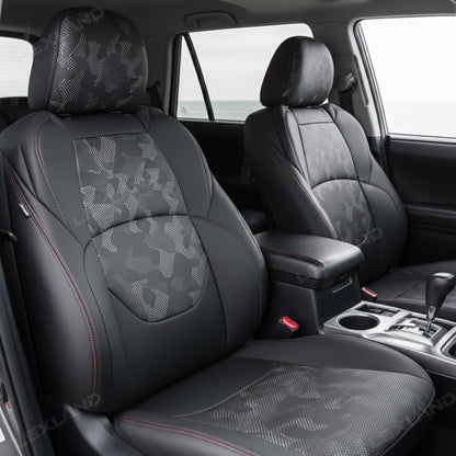 4Runner 5th Gen Seat Covers NAPPA Leather Camo Seat Protector for Toyota