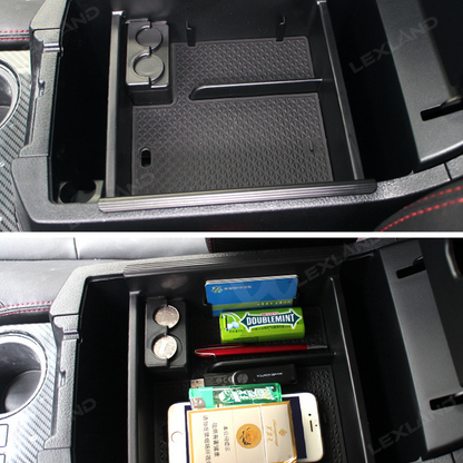 4Runner Center Console Organizer Tray Armrest Storage Box For Toyota
