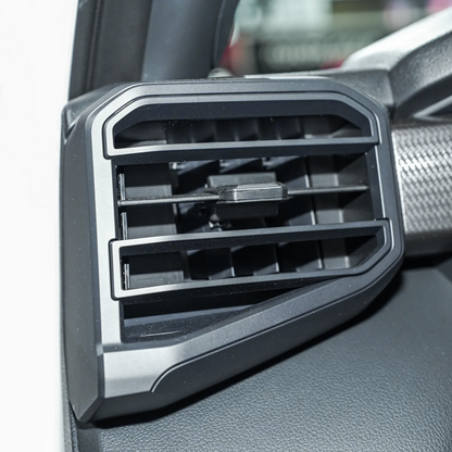 Tundra Dashboard Air Vent Covers AC Vent Overlays ABS Interior Trim 4PCS for Toyota