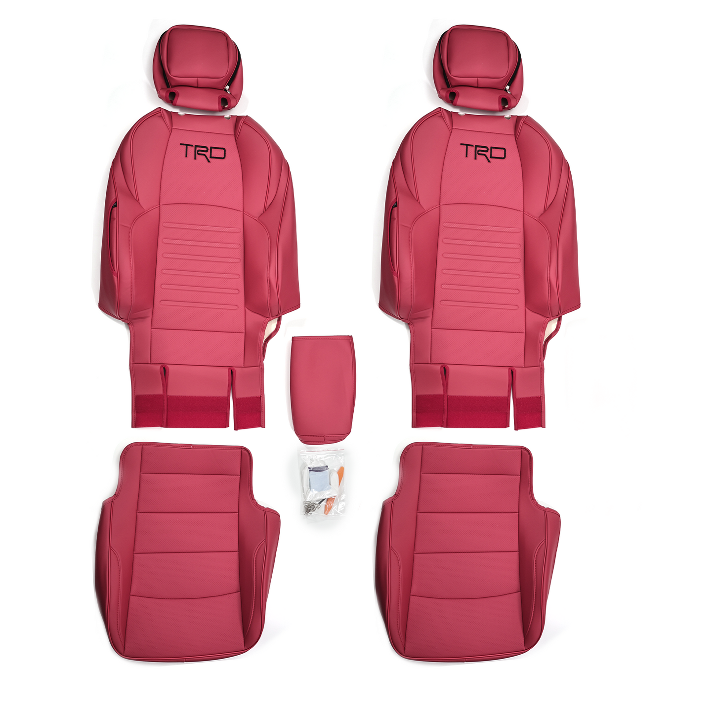 Tacoma /4Runner Seat Covers Full Coverage Embossed Seat Protector with TRD Letter Style for Toyota
