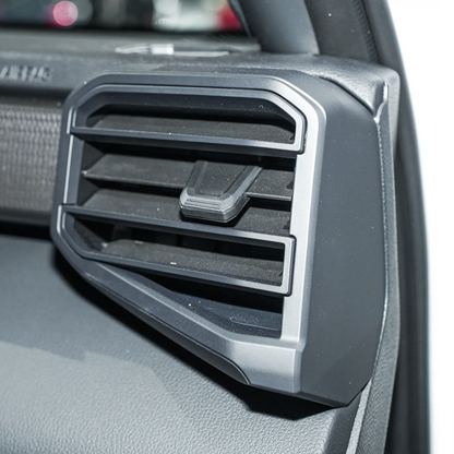 Tundra Dashboard Air Vent Covers AC Vent Overlays ABS Interior Trim 4PCS for Toyota