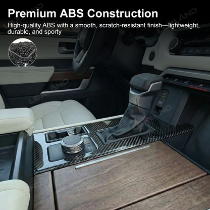 Tundra Center Console Cover ABS Gear Shift Panel Trim Overlay for Toyota