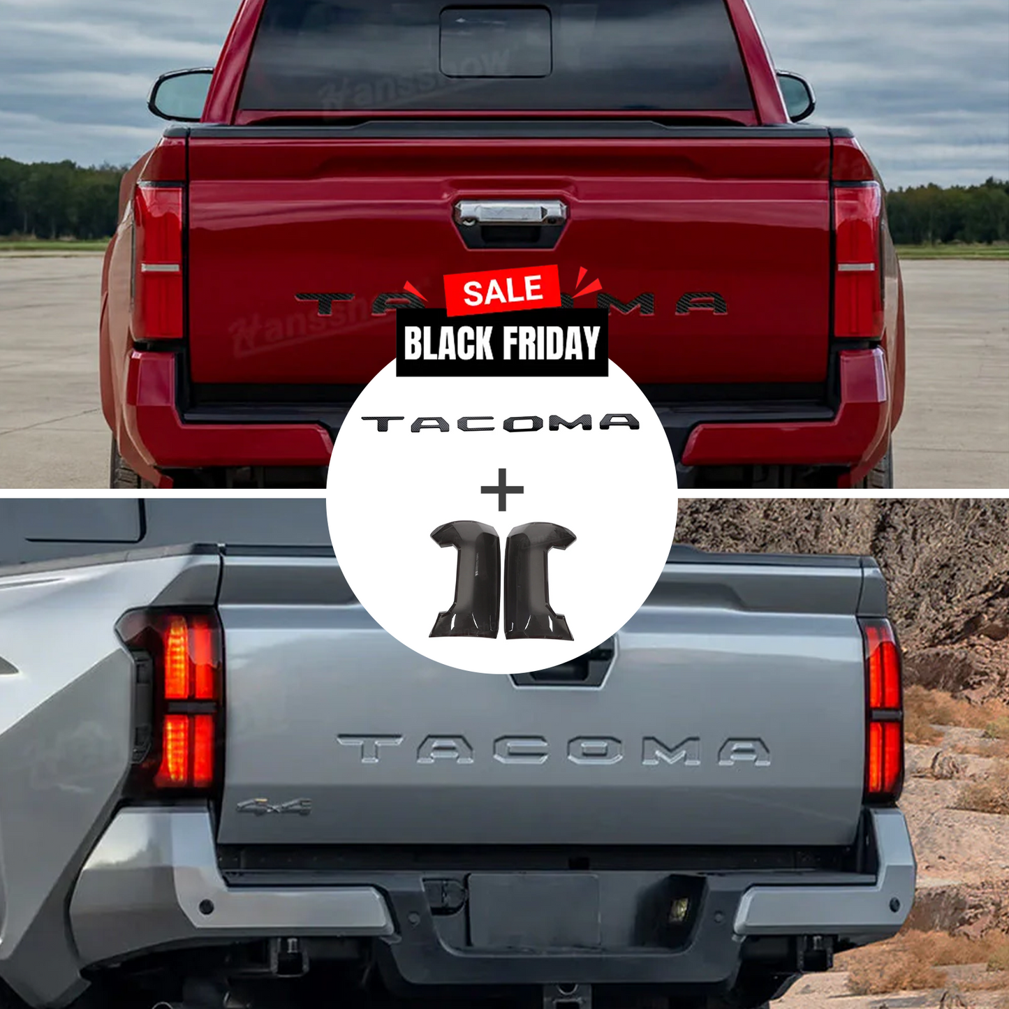 Tacoma Tail Light Cover & Tailgate Letters