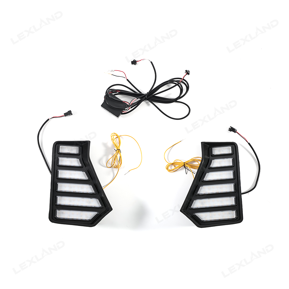 Tacoma LED Fang Lights Dual-Color Dynamic Daytime Running Lights for Toyota