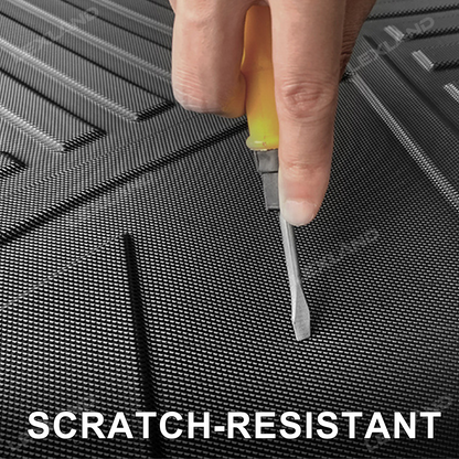 4Runner Cargo Mat & Seat Back Protector Set TPE All-Weather Trunk Mat for Toyota