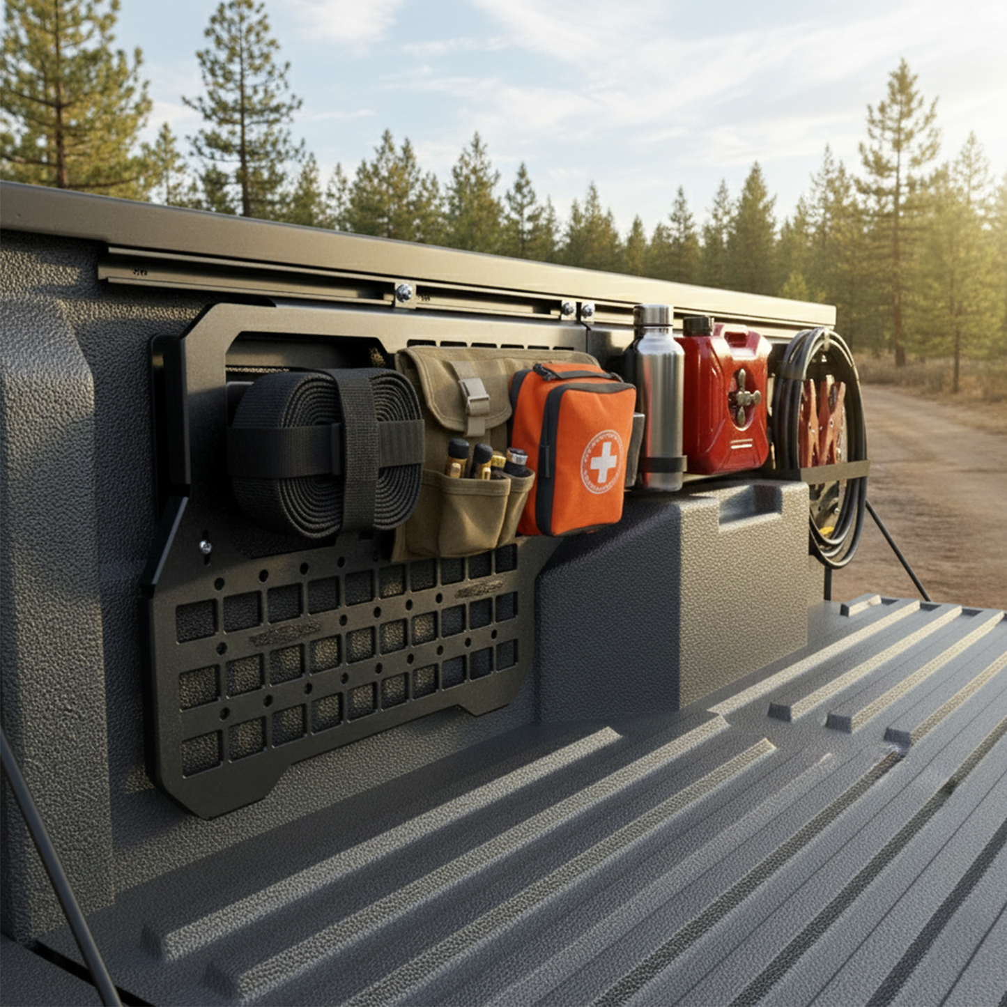 Tacoma Side Bed Molle Panel Truck Bed Organizer for Toyota