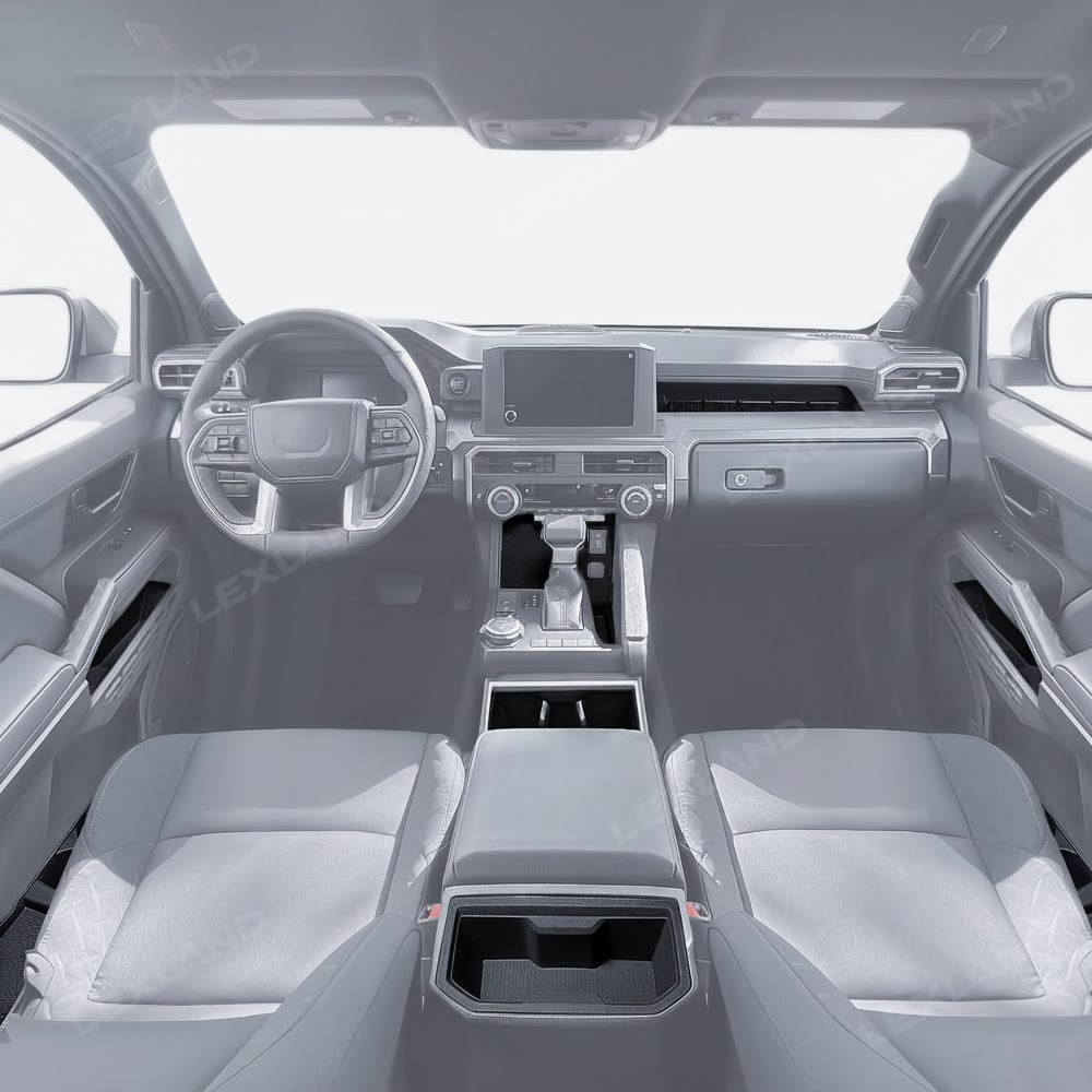Tacoma Interior Silicone Liner Insert Interior Cover & Organizer Set for Toyota