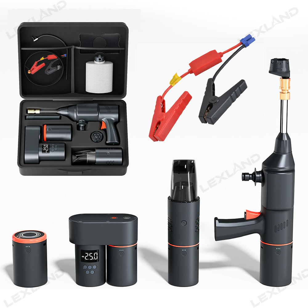 Tacoma/4Runner 6-in-1 Emergency Jump Starter Kit with 15000mAh Portable Power Bank for Toyota