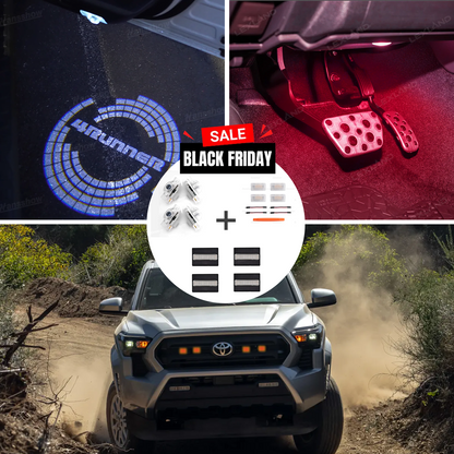 4Runner LED Door Welcome Lights & LED Front Grille Lights & Footwell Ambien Light