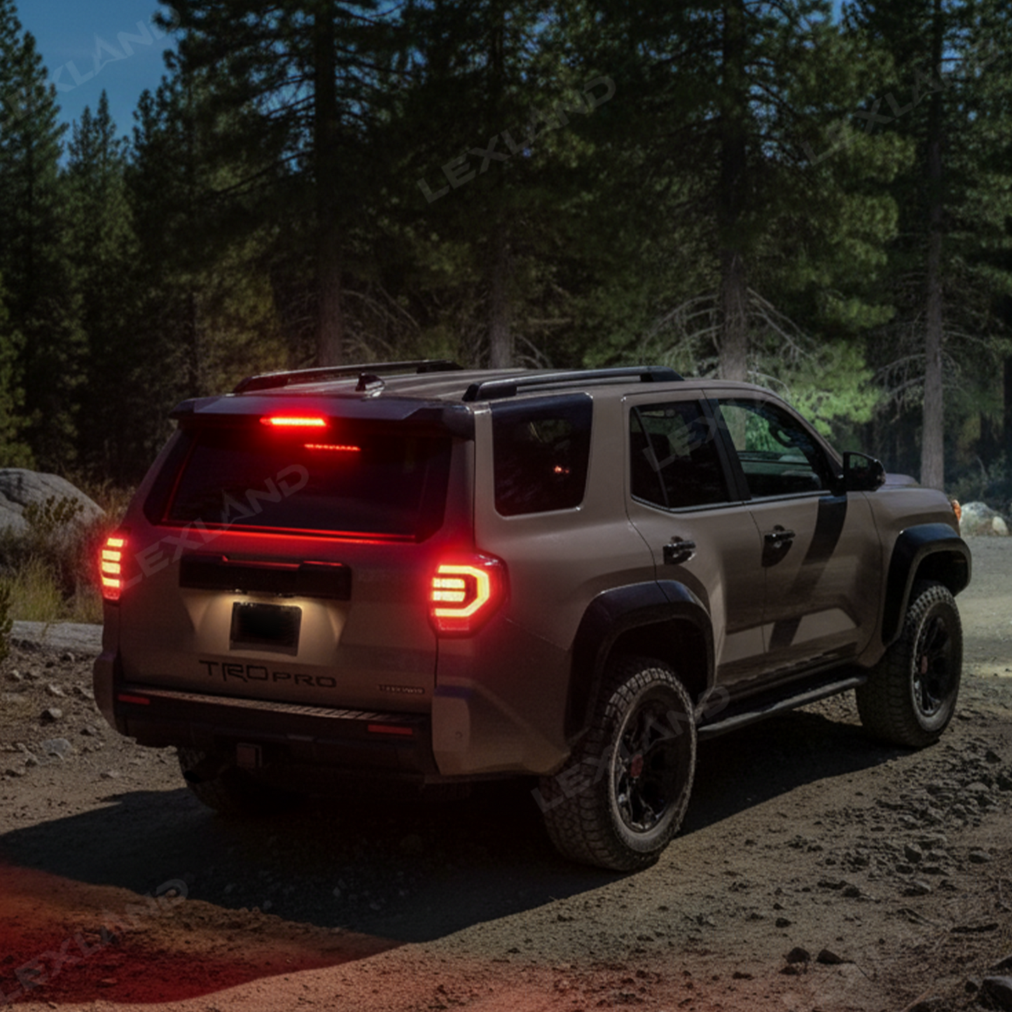 4Runner 3rd Brake Light Replacement Rear Center High Mount Stop Lamp LED Third Brake Light