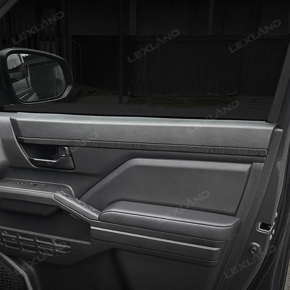 4Runner Door Trim Strip ABS Front & Rear Upper Door Panel Protector Interior Trim Cover